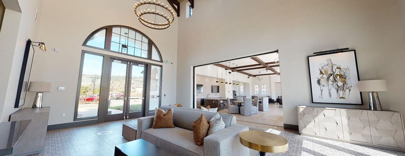 Dining room, Interior, Living room, Pendant Lights, Wooden Beams