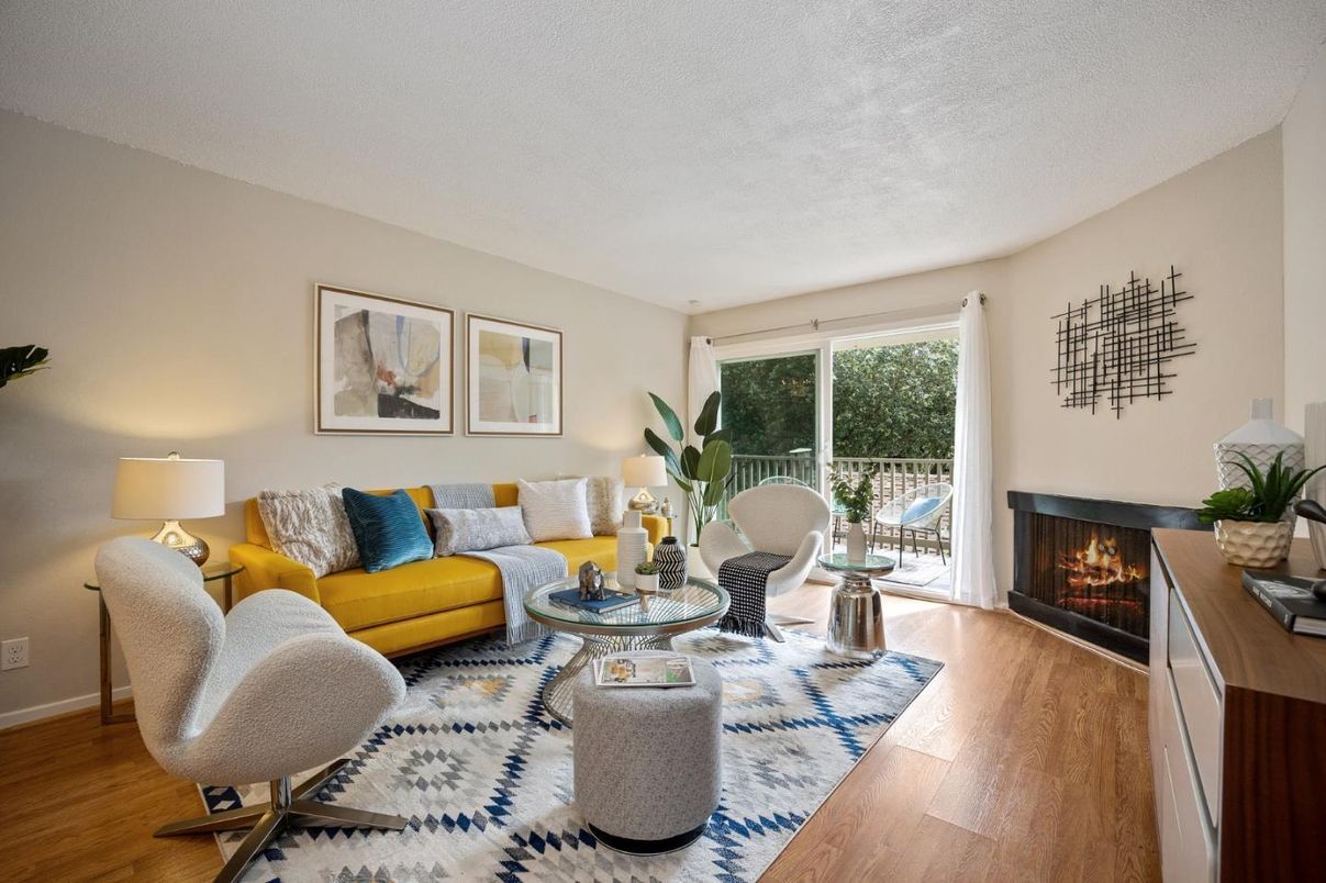 Fireplace, Interior, Living room, Wood Texture Flooring