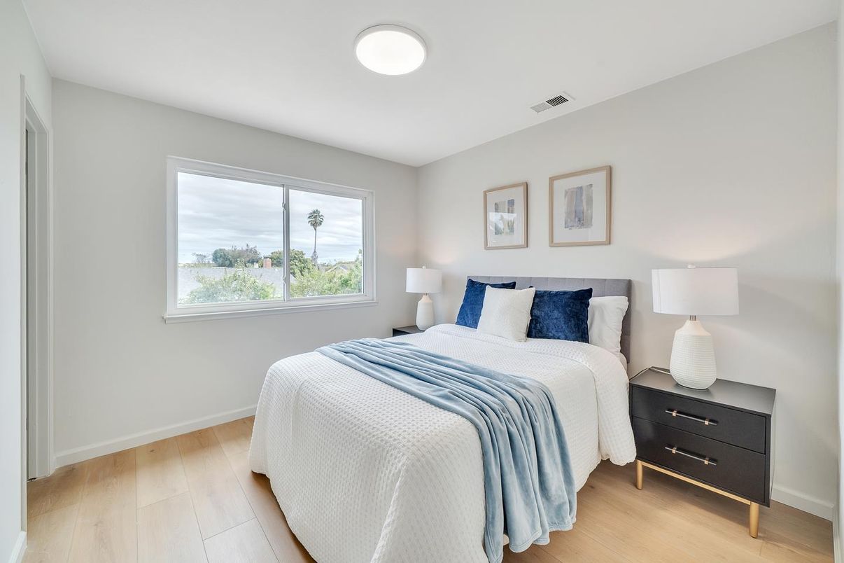 Bedroom, Interior, Wood Texture Flooring
