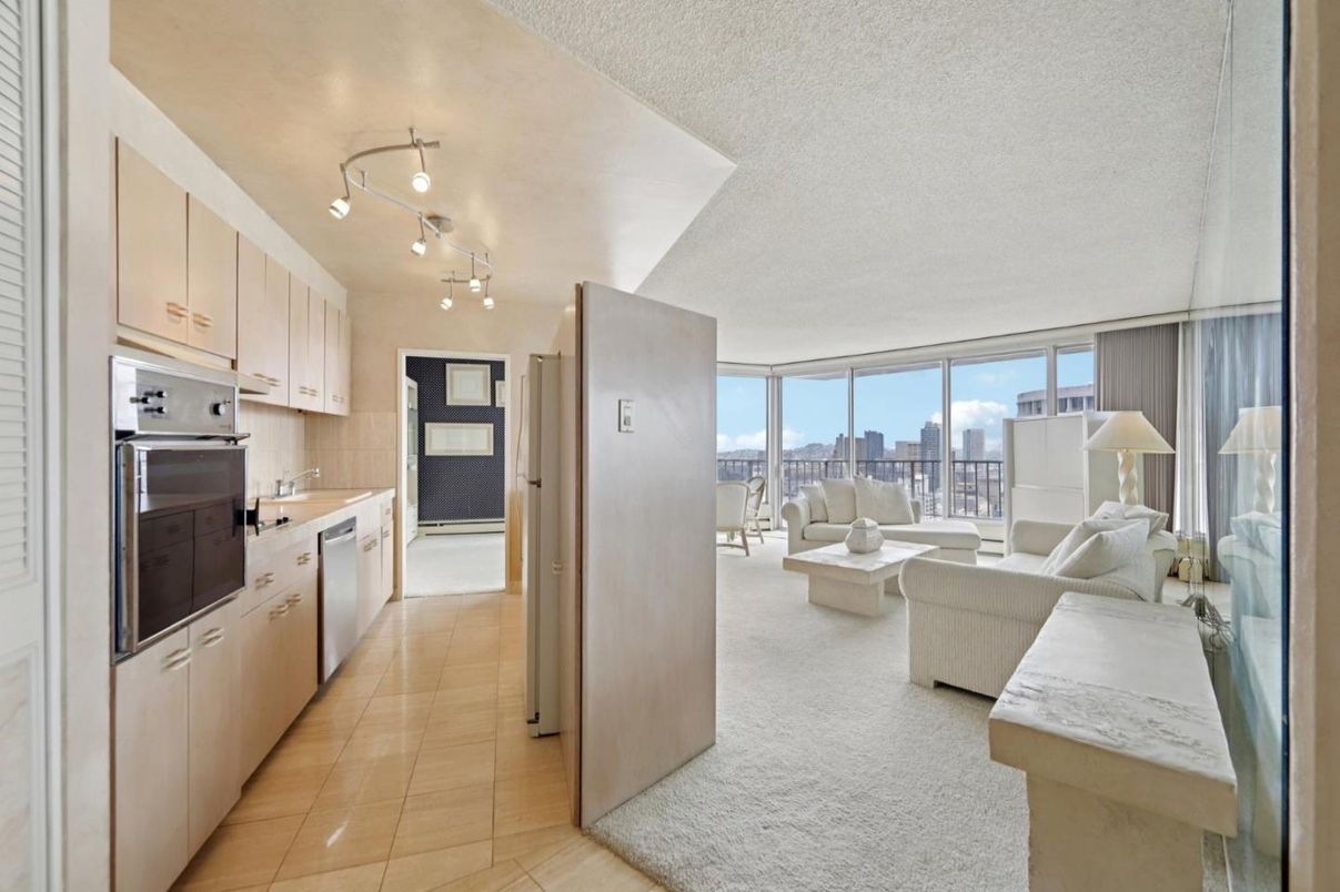 Interior, Kitchen, Living room, Stainless Steel Appliances