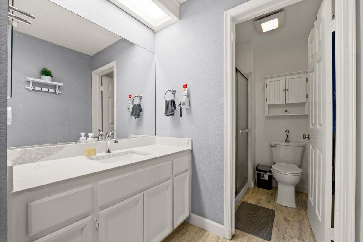 Bathroom, Interior, Wood Texture Flooring