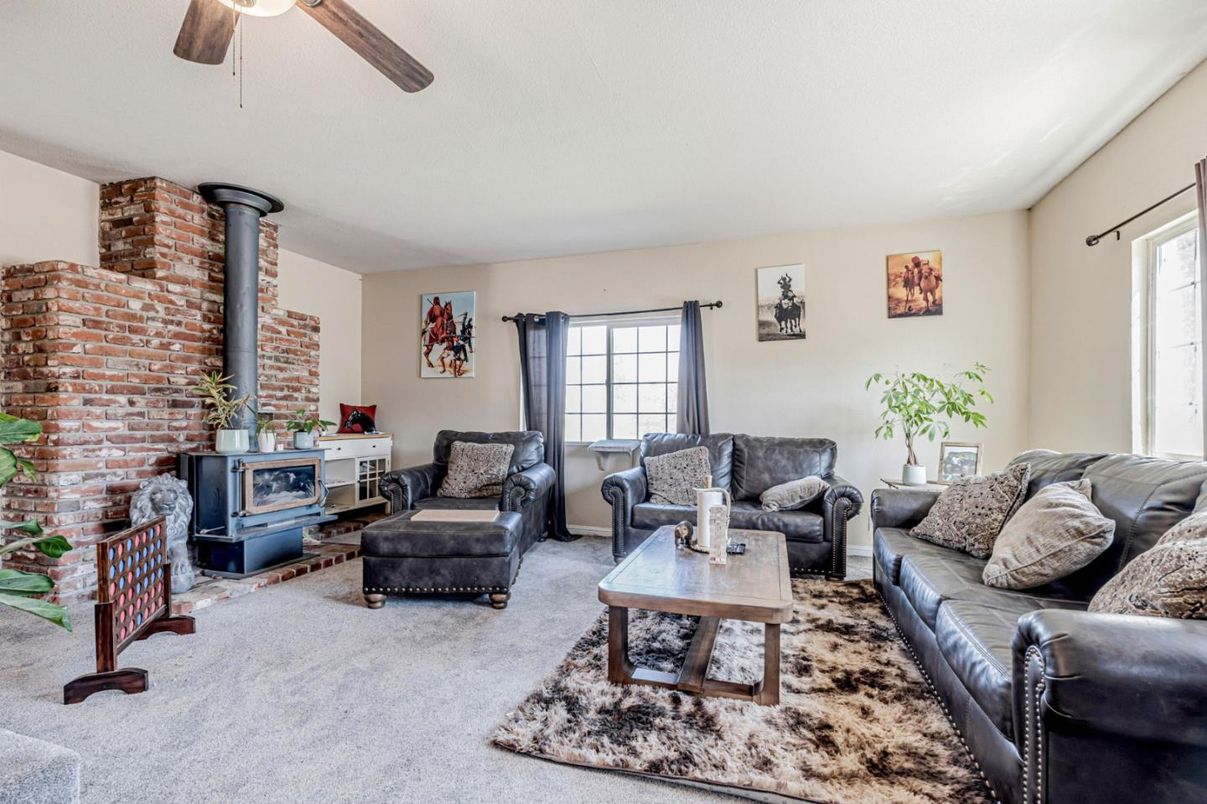 Fireplace, Interior, Living room, Stone Walls