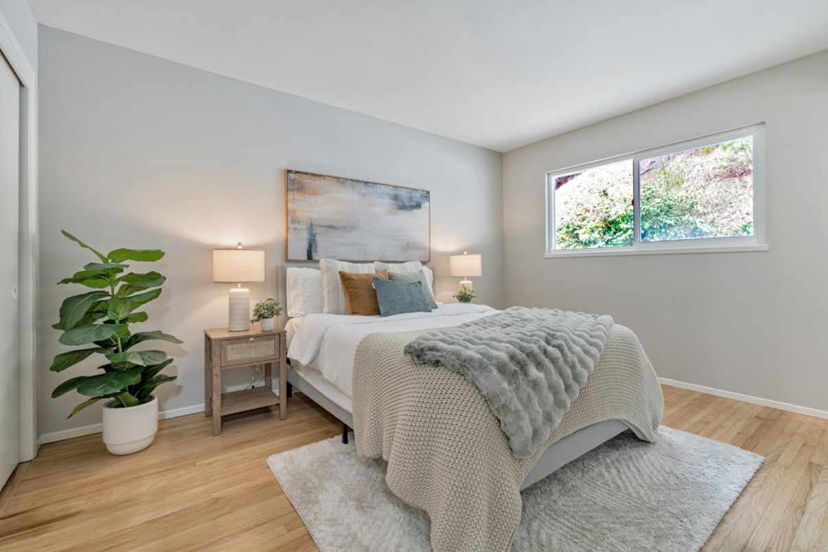 Bedroom, Interior, Wood Texture Flooring