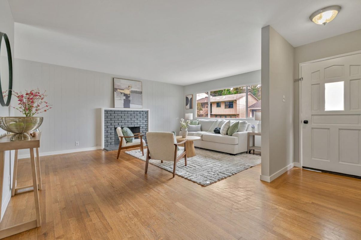 Fireplace, Interior, Living room, Wood Texture Flooring