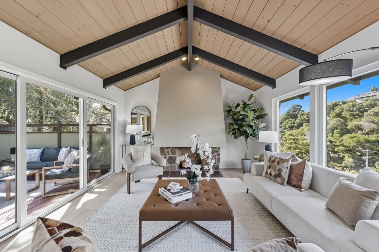 Interior, Living room, Wooden Beams, Wooden Ceilings