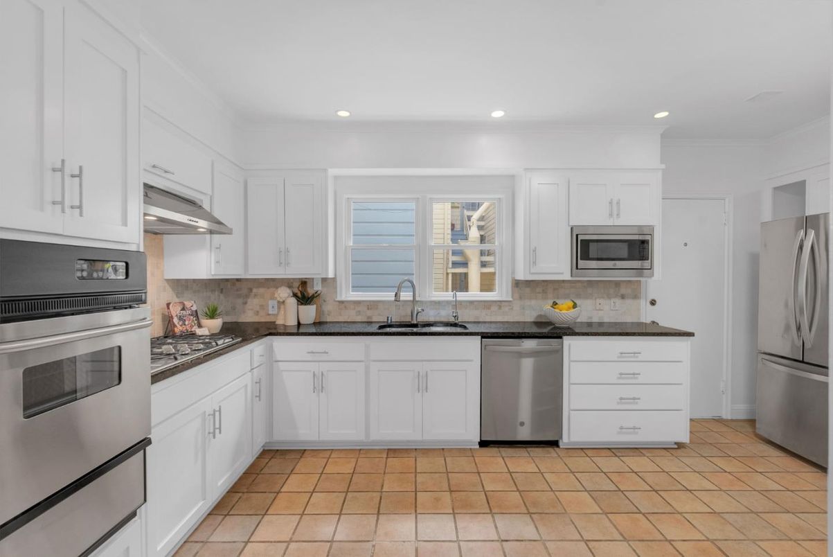 Interior, Kitchen, Recessed Lighting, Stainless Steel Appliances