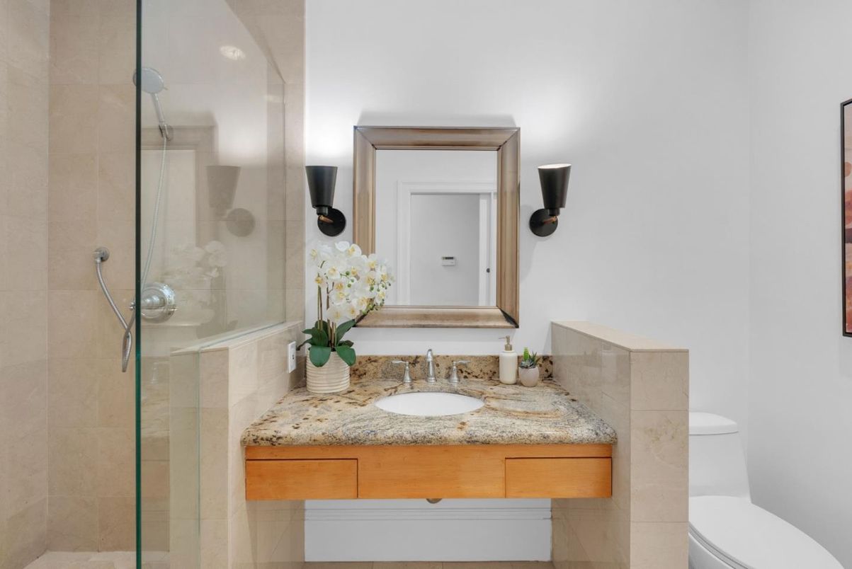Bathroom, Glass Shower, Interior