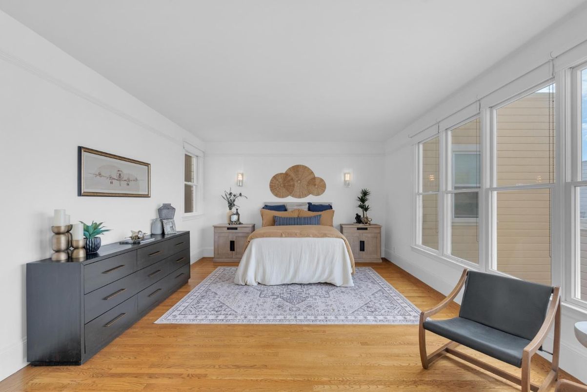 Bedroom, Interior, Wood Texture Flooring
