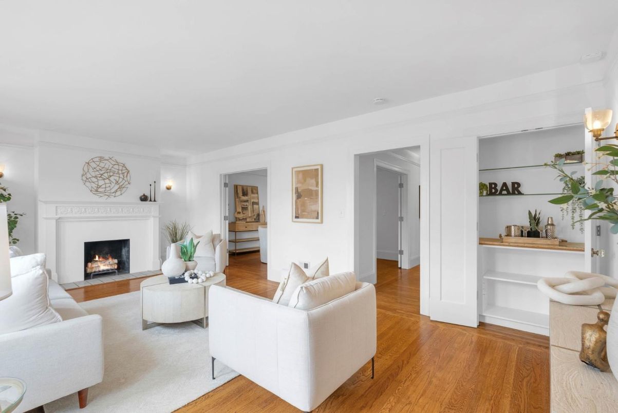 Fireplace, Interior, Living room, Wood Texture Flooring