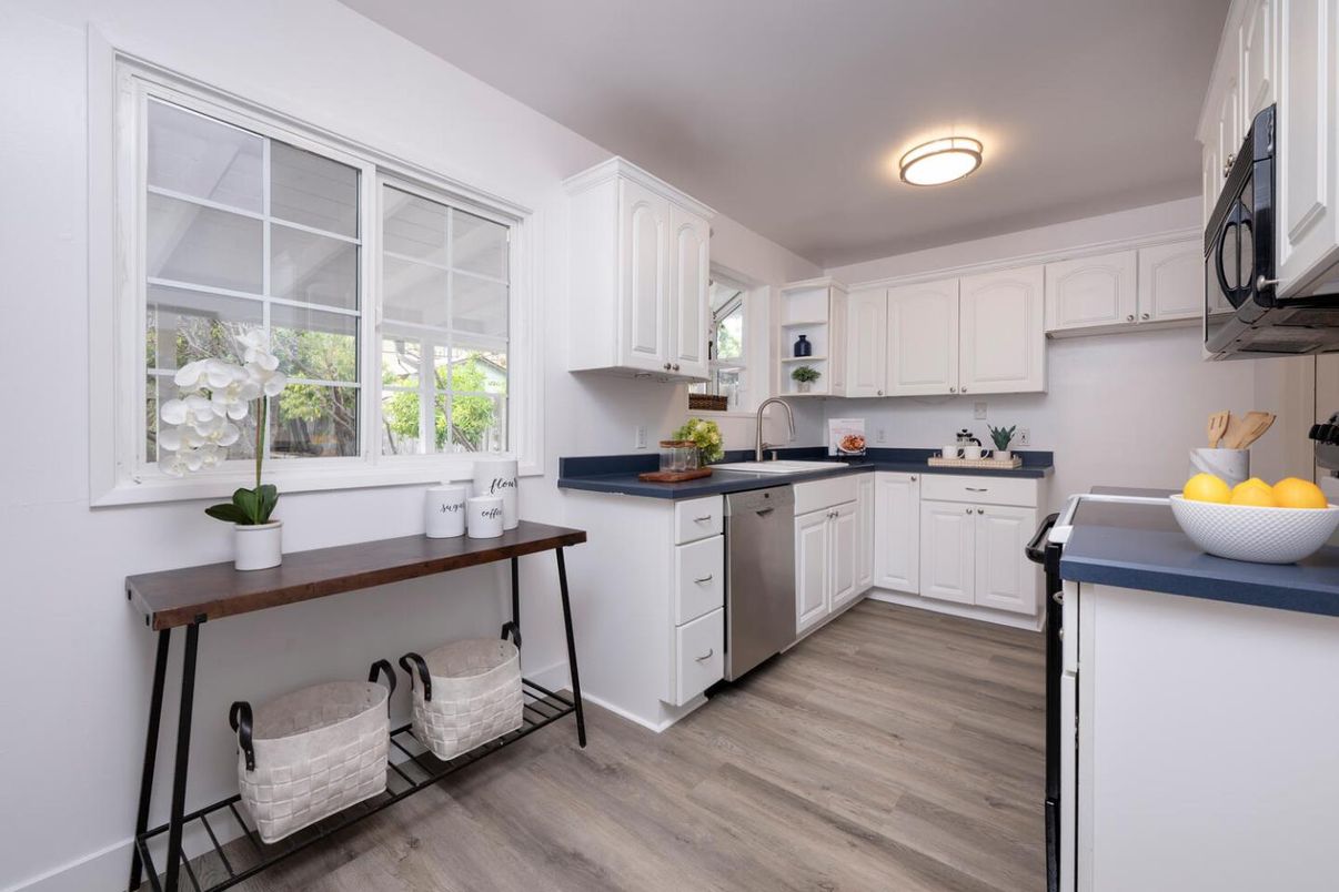 Interior, Kitchen, Wood Texture Flooring