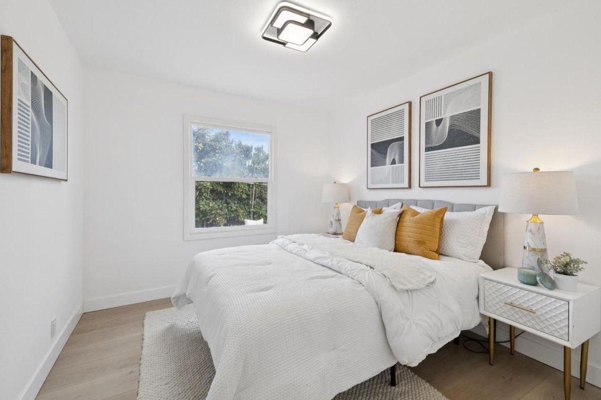 Bedroom, Interior, Wood Texture Flooring