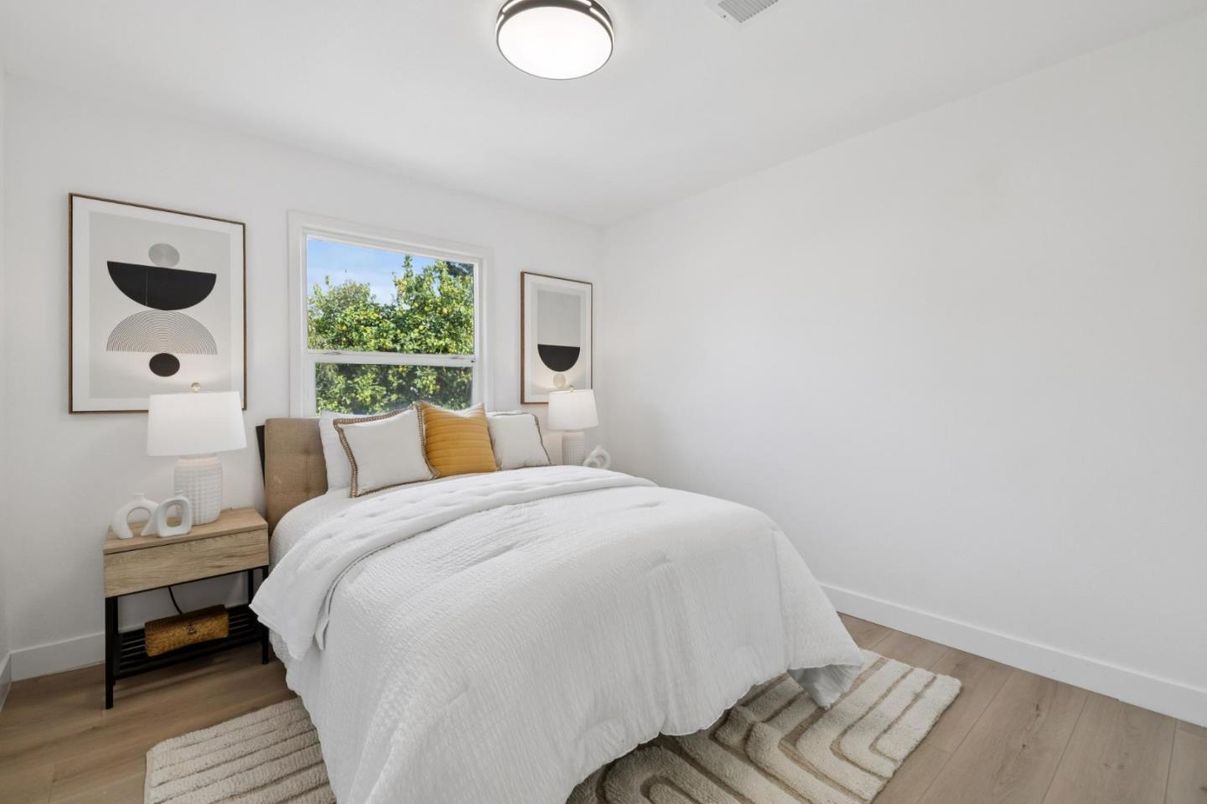 Bedroom, Interior, Wood Texture Flooring