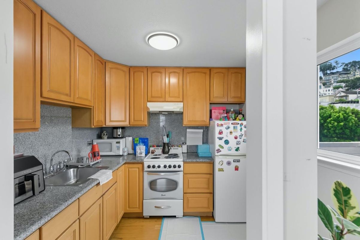 Interior, Kitchen, Wood Texture Flooring