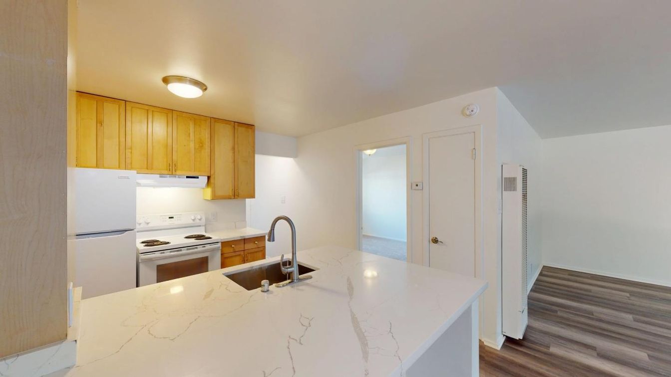 Interior, Kitchen, Wood Texture Flooring