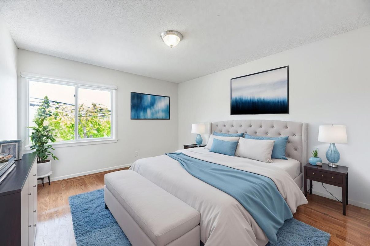 Bedroom, Interior, Wood Texture Flooring
