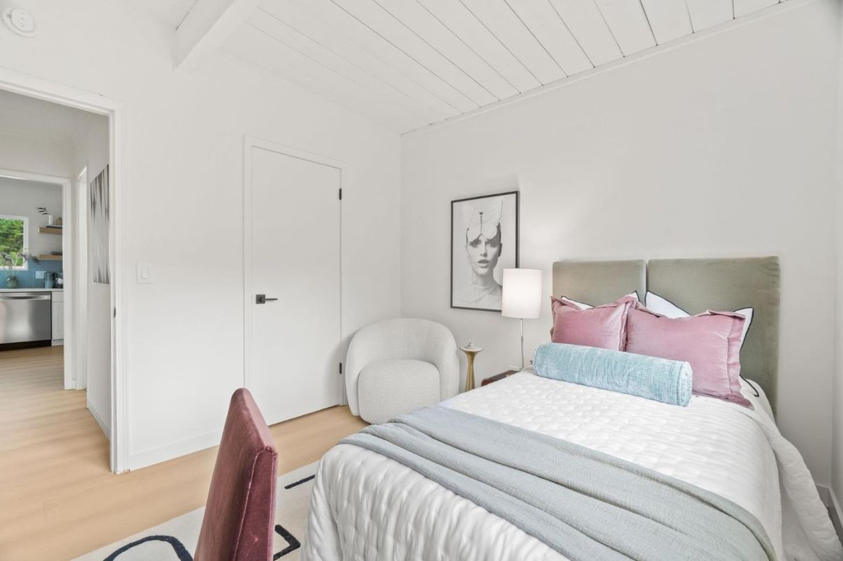 Bedroom, Interior, Wood Texture Flooring