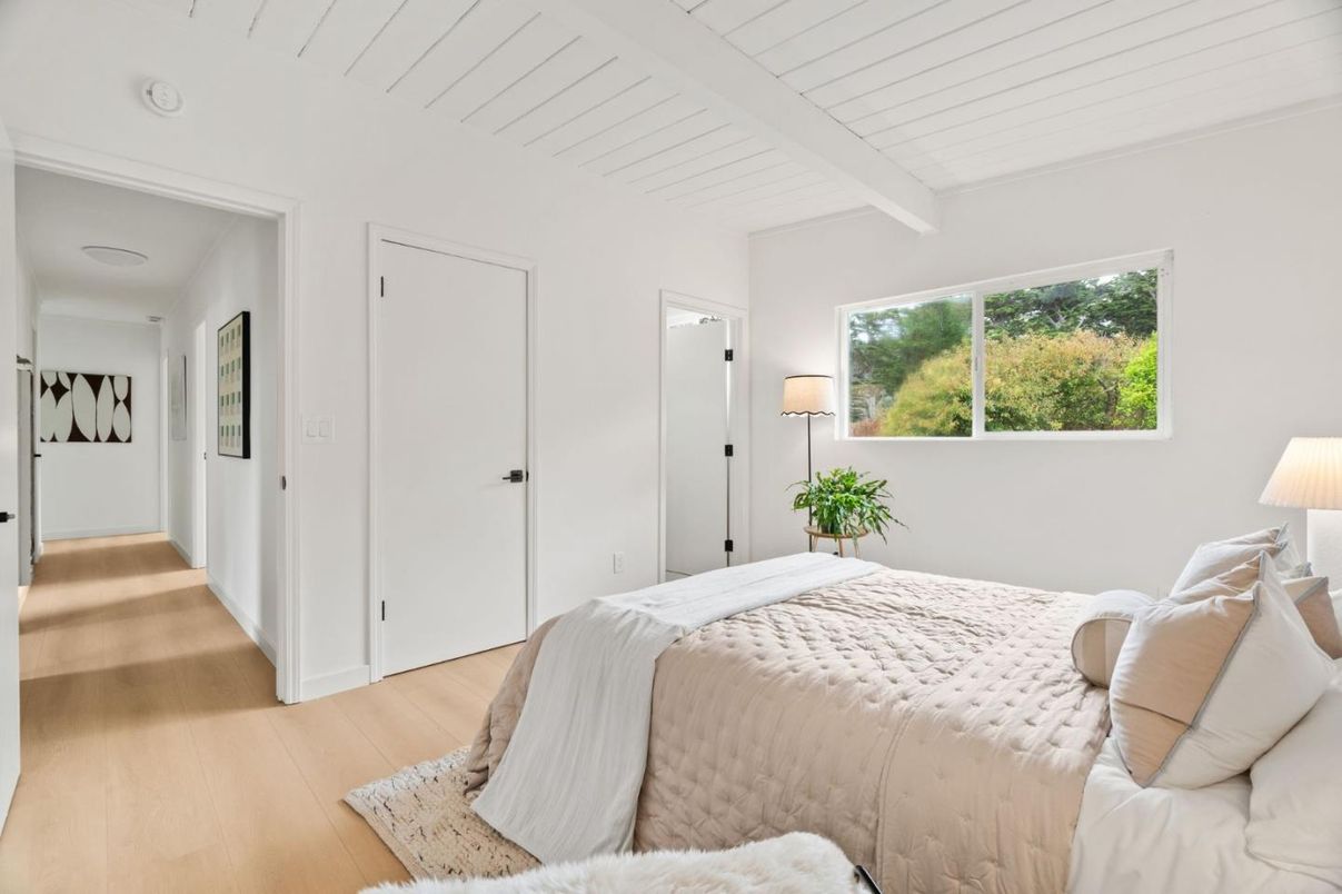 Bedroom, Interior, Wood Texture Flooring