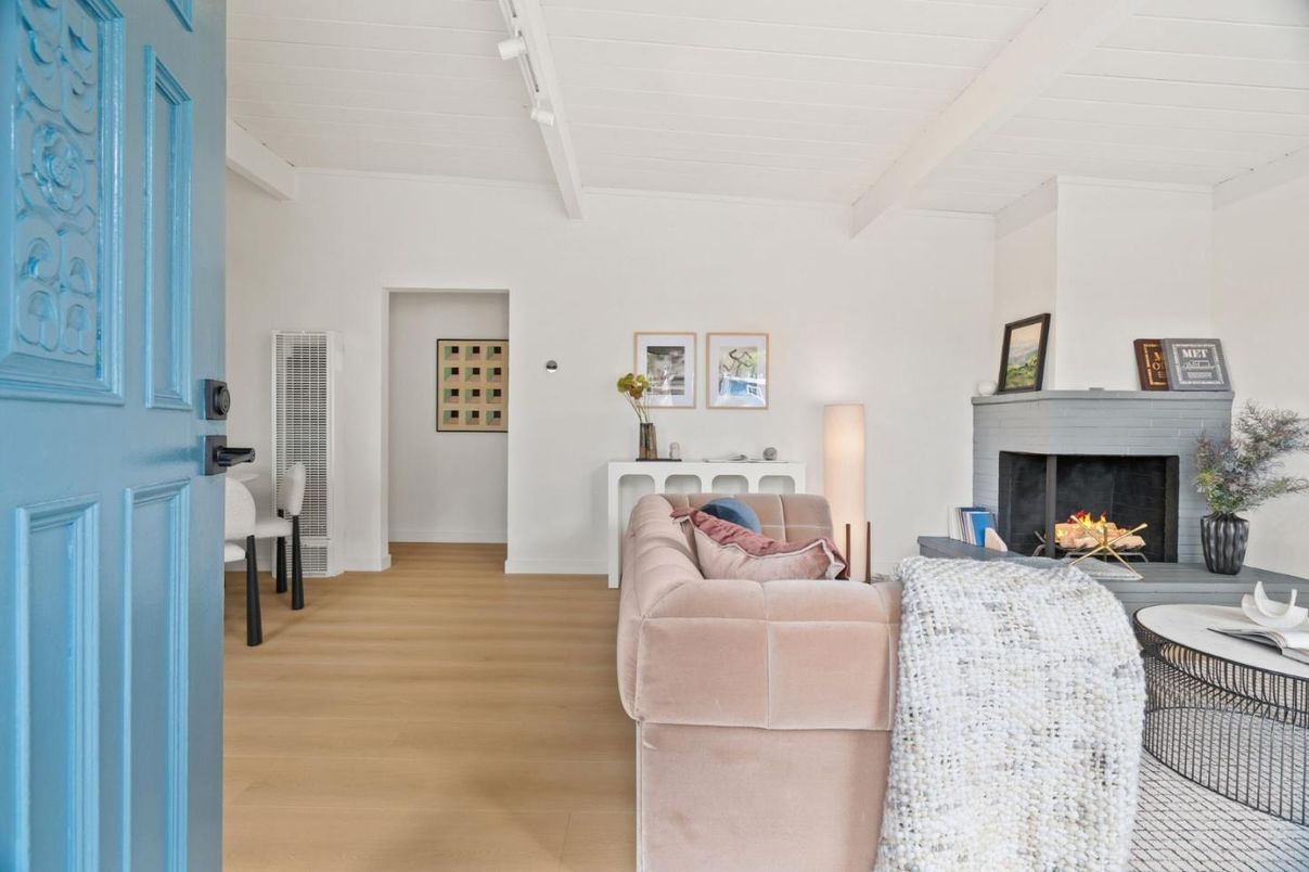 Fireplace, Interior, Living room, Wood Texture Flooring