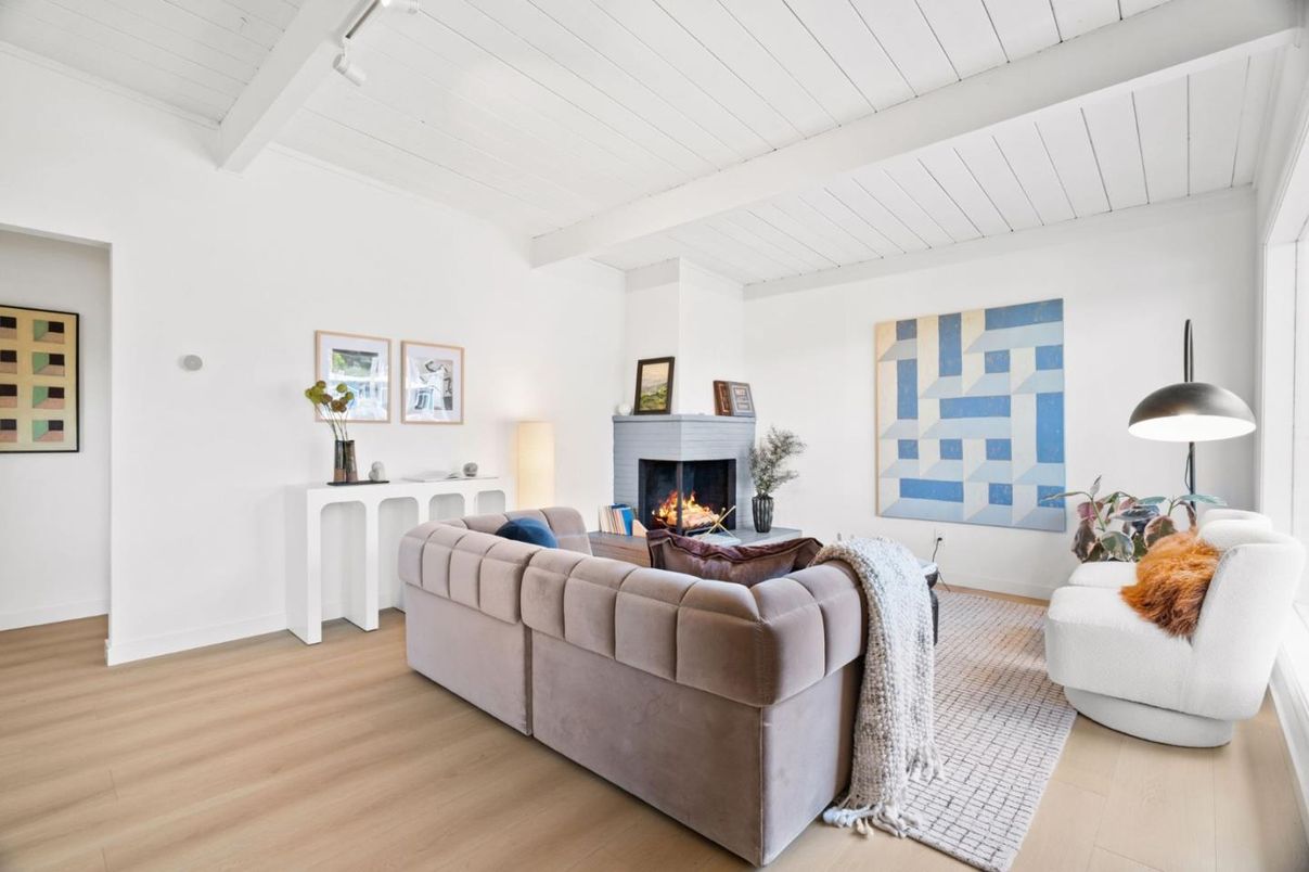 Fireplace, Interior, Living room, Wood Texture Flooring