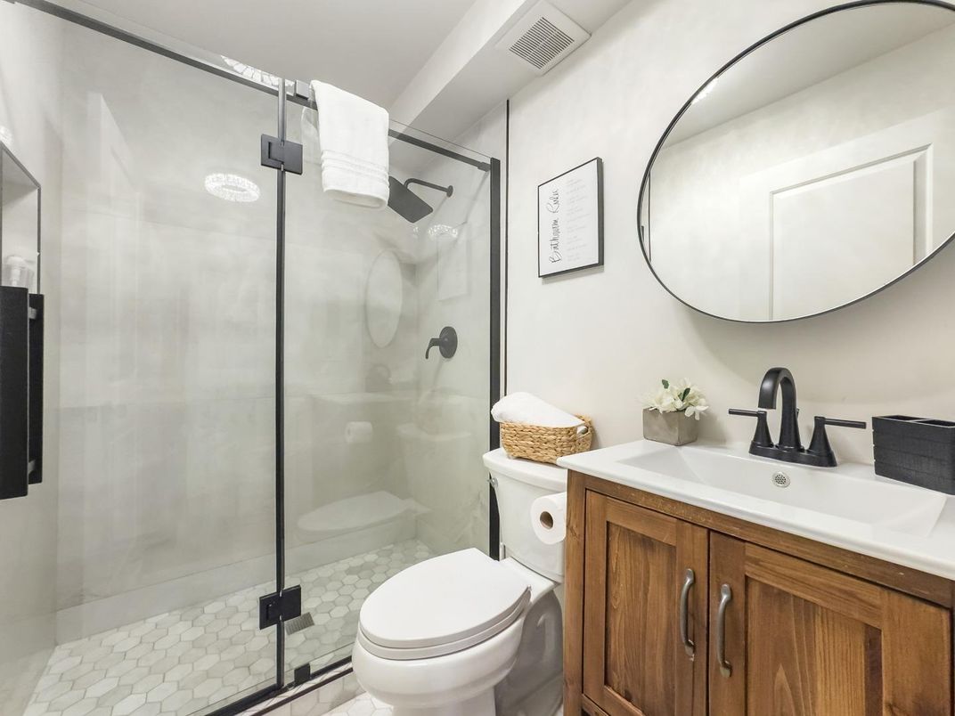 Bathroom, Glass Shower, Interior