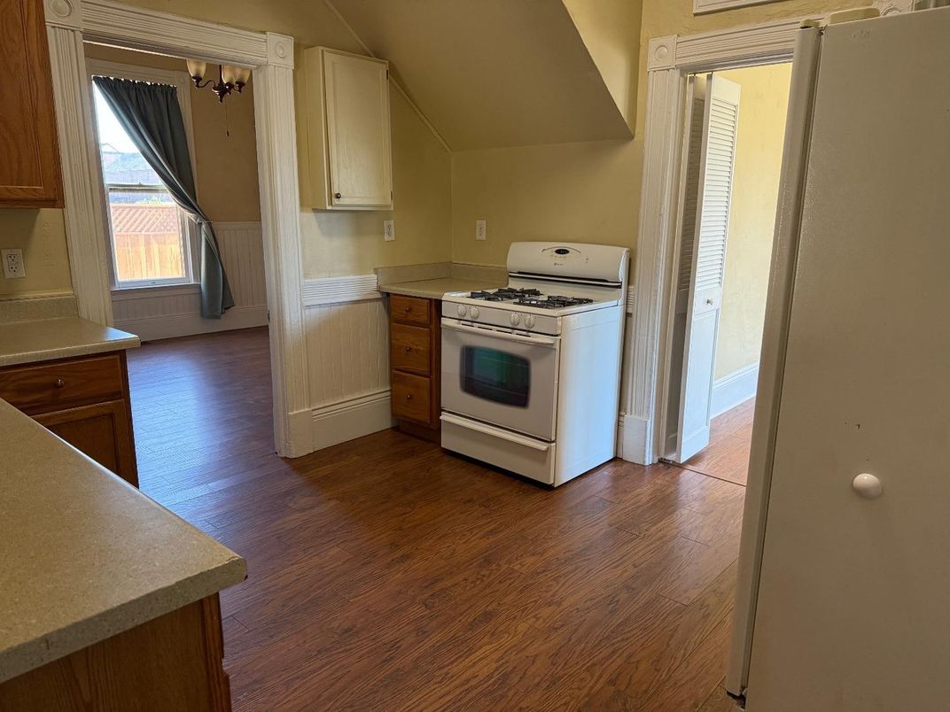 Interior, Kitchen, Wood Texture Flooring
