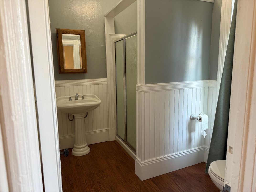 Bathroom, Interior, Wood Texture Flooring