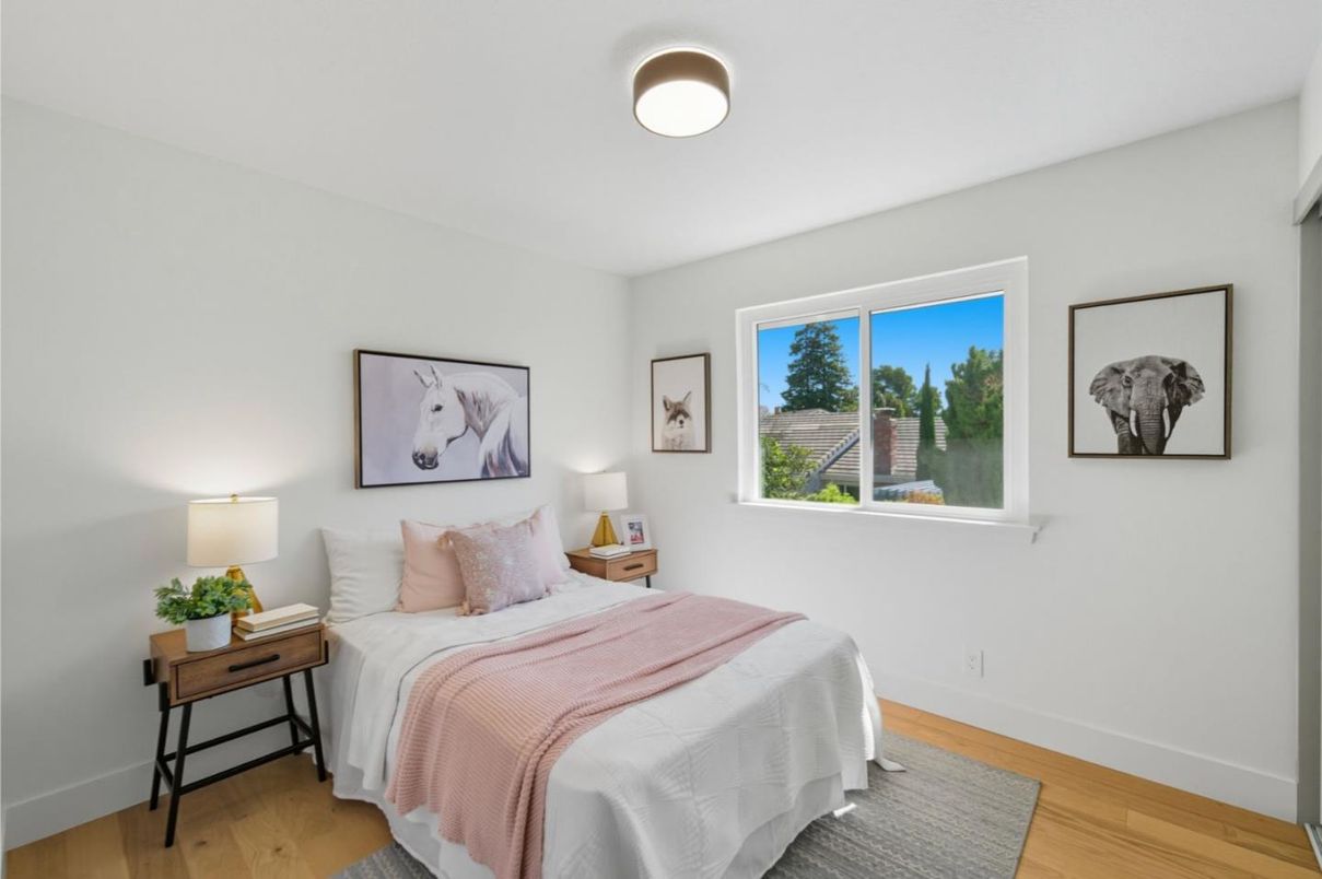 Bedroom, Interior, Wood Texture Flooring