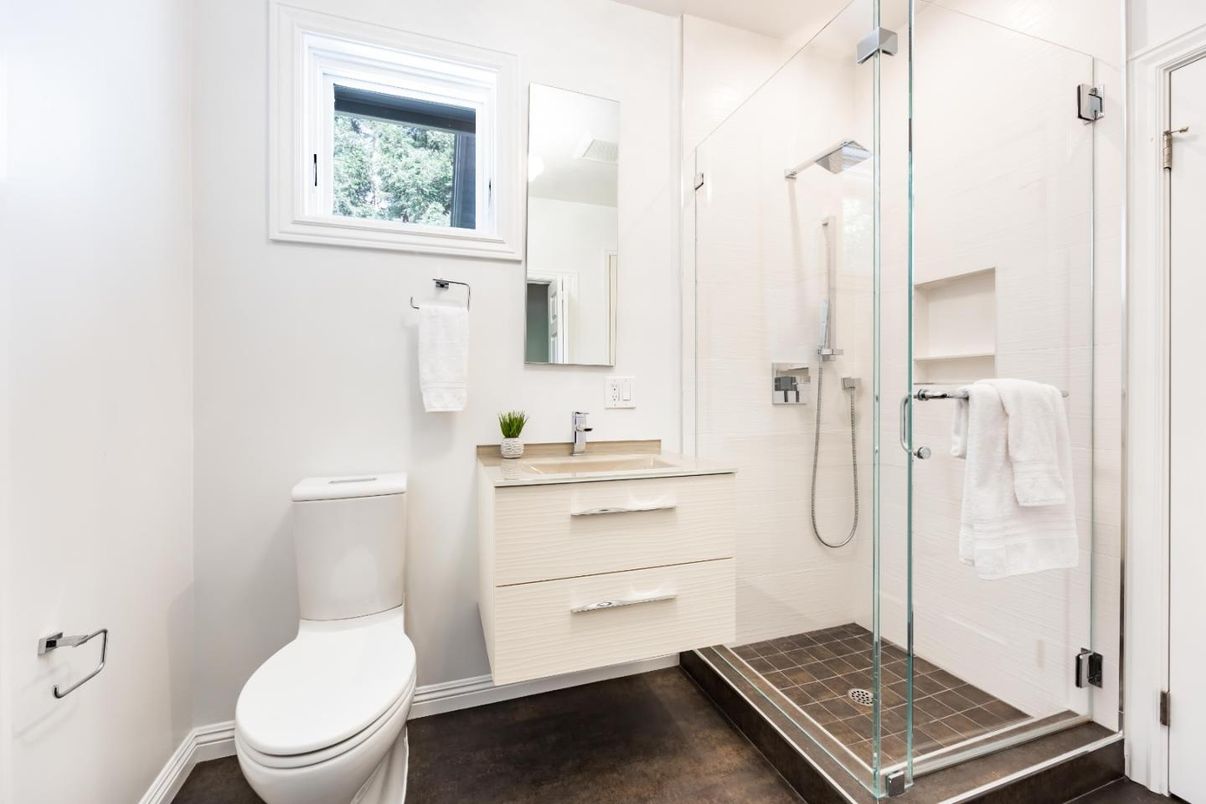 Bathroom, Glass Shower, Interior