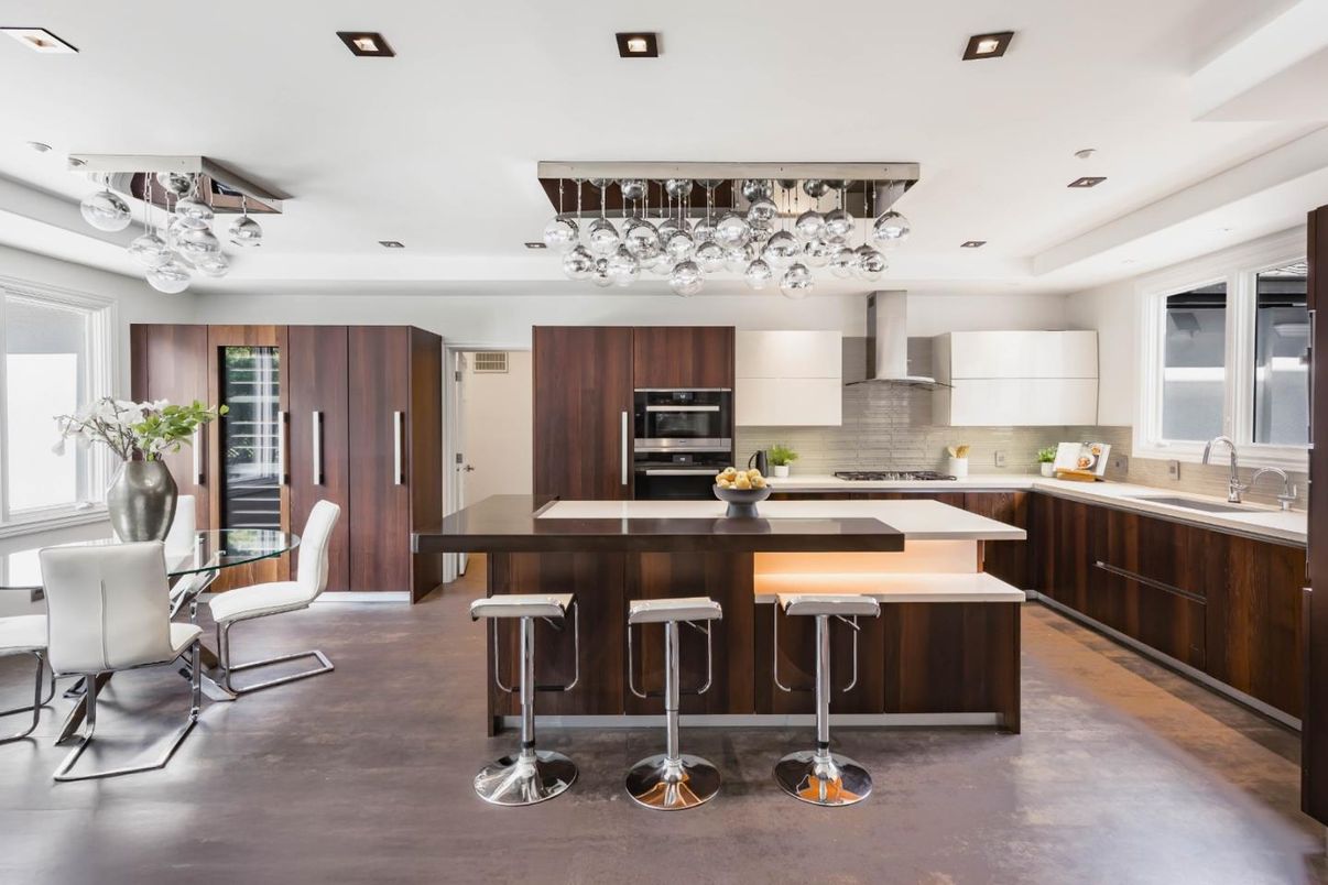 Interior, Kitchen, Recessed Lighting, Stainless Steel Appliances