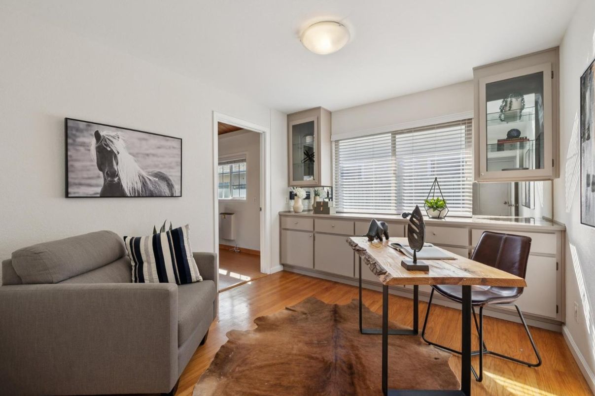Home Office, Interior, Wood Texture Flooring