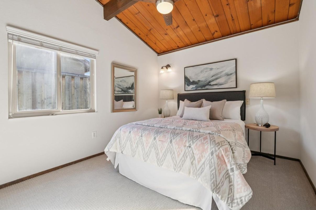 Bedroom, Interior, Wooden Beams, Wooden Ceilings