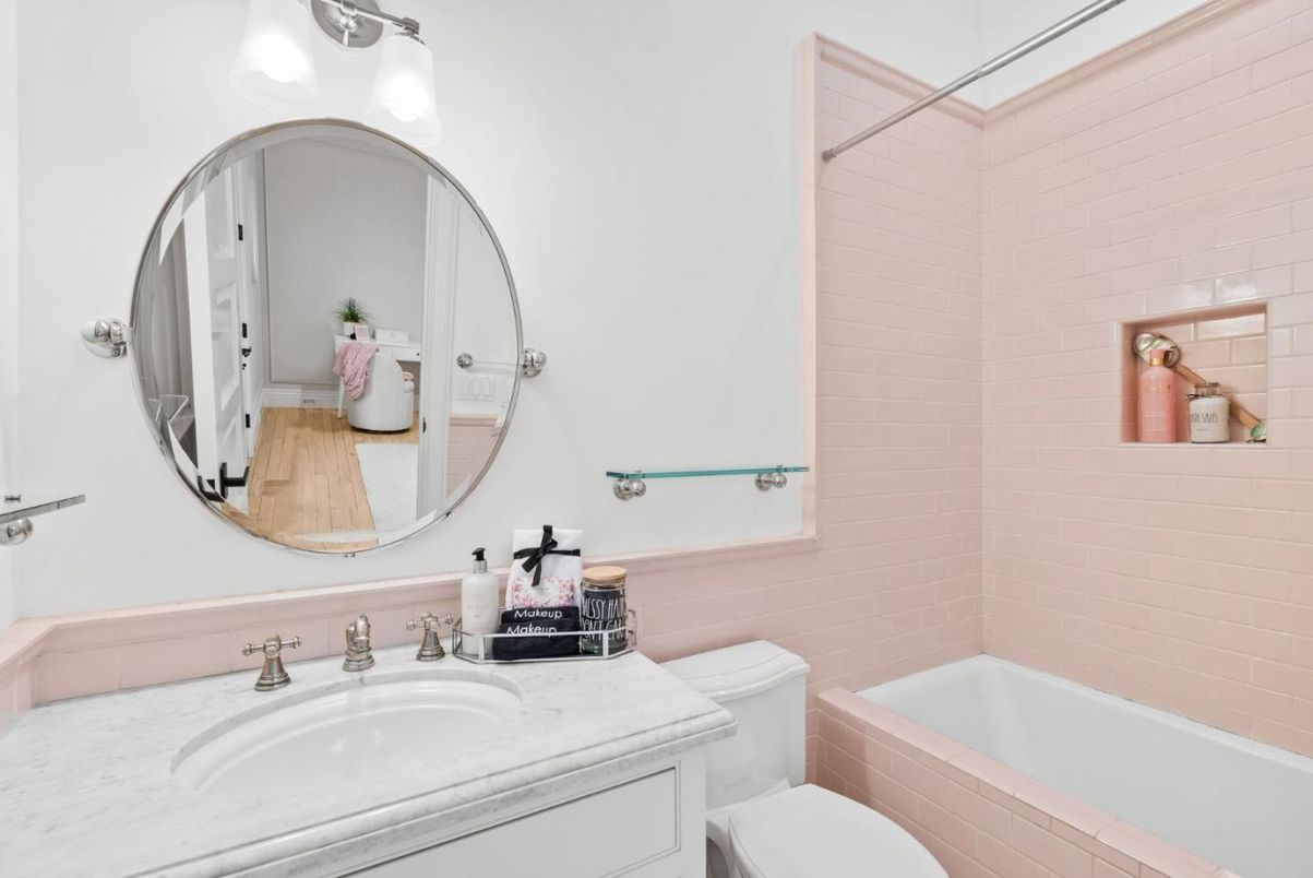 Bathroom, Interior, Wood Texture Flooring