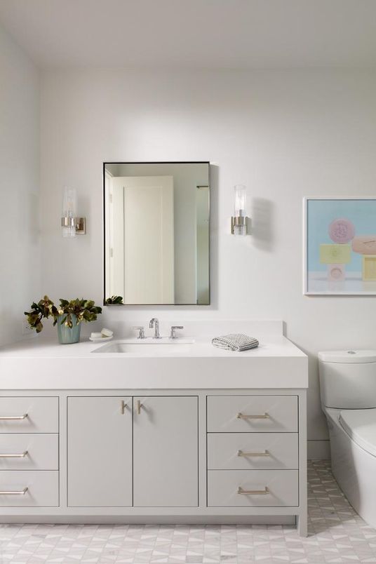 Bathroom, Dual Sink Vanities, Interior