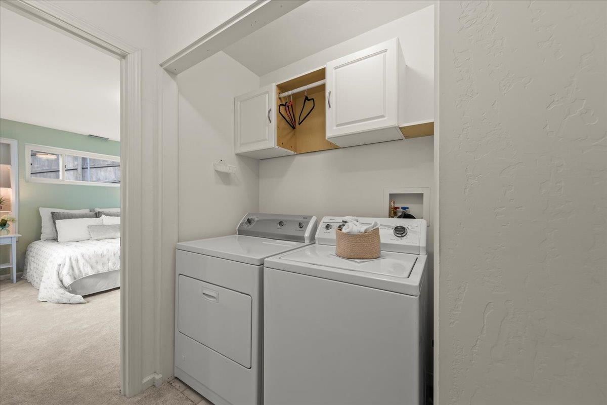 Bedroom, Interior, Utility Closets, Washer