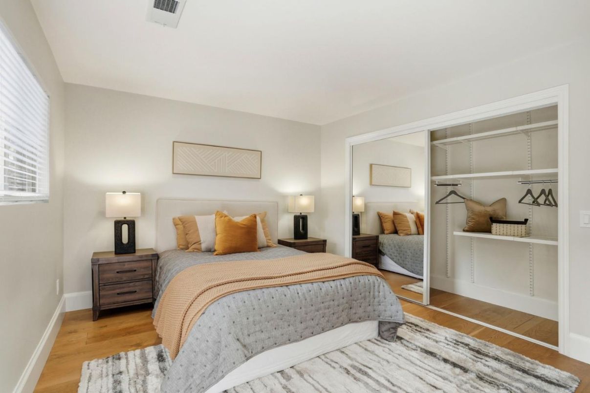 Bedroom, Interior, Wood Texture Flooring