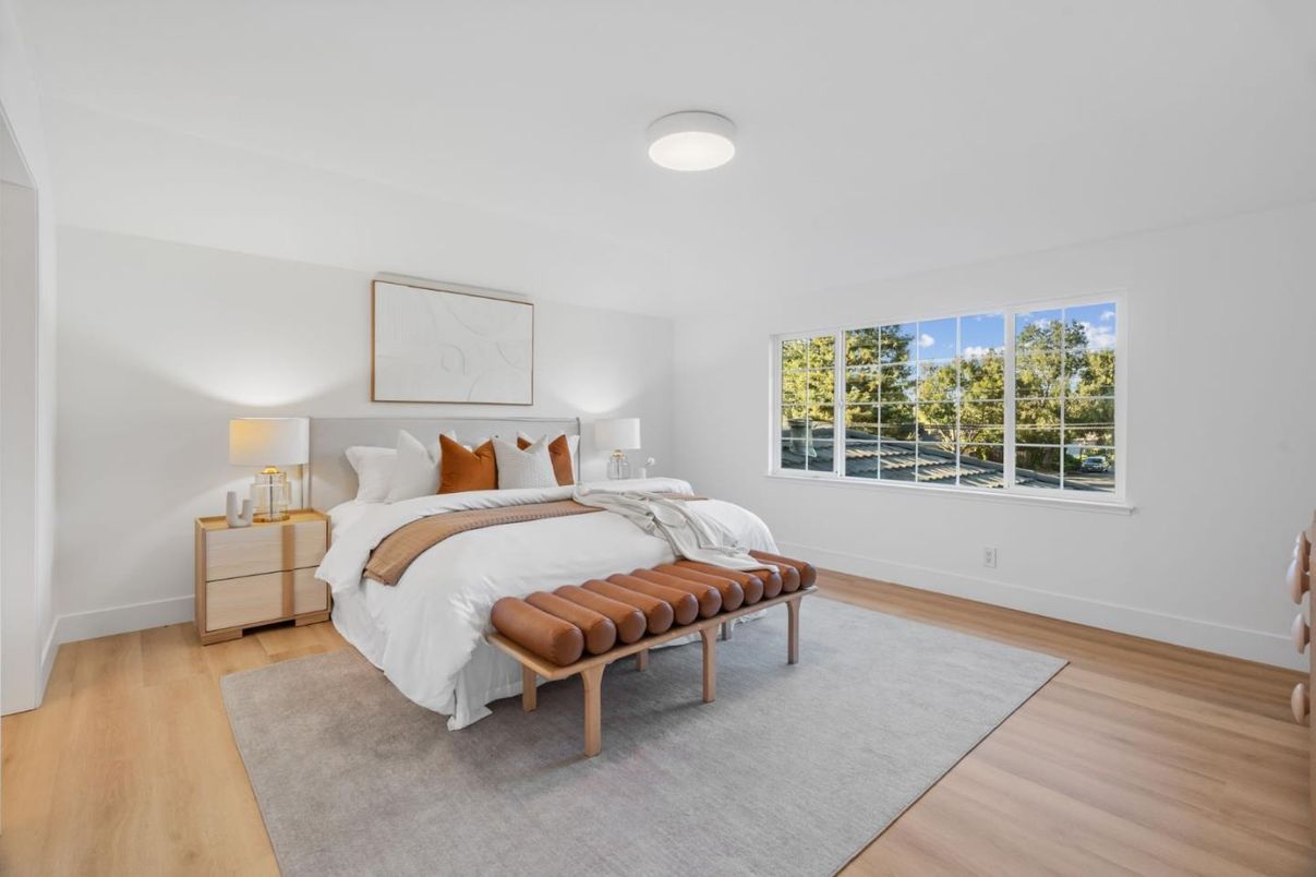 Bedroom, Interior, Wood Texture Flooring