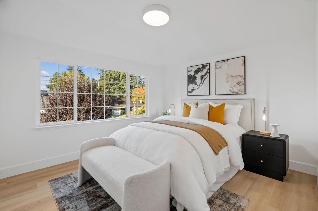 Bedroom, Interior, Wood Texture Flooring
