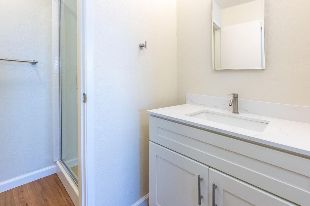 Bathroom, Interior, Wood Texture Flooring