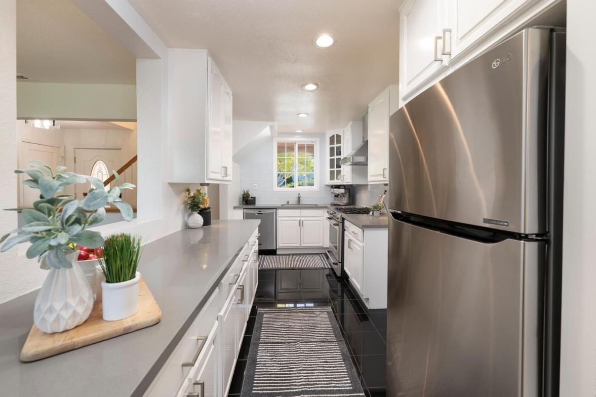 Interior, Kitchen, Recessed Lighting, Stainless Steel Appliances