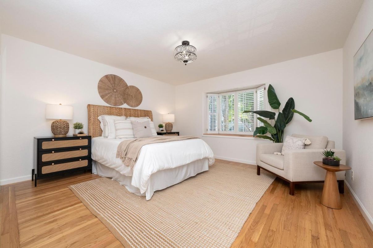 Bedroom, Interior, Wood Texture Flooring
