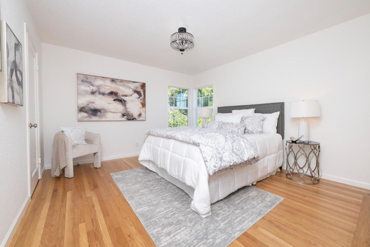 Bedroom, Interior, Wood Texture Flooring