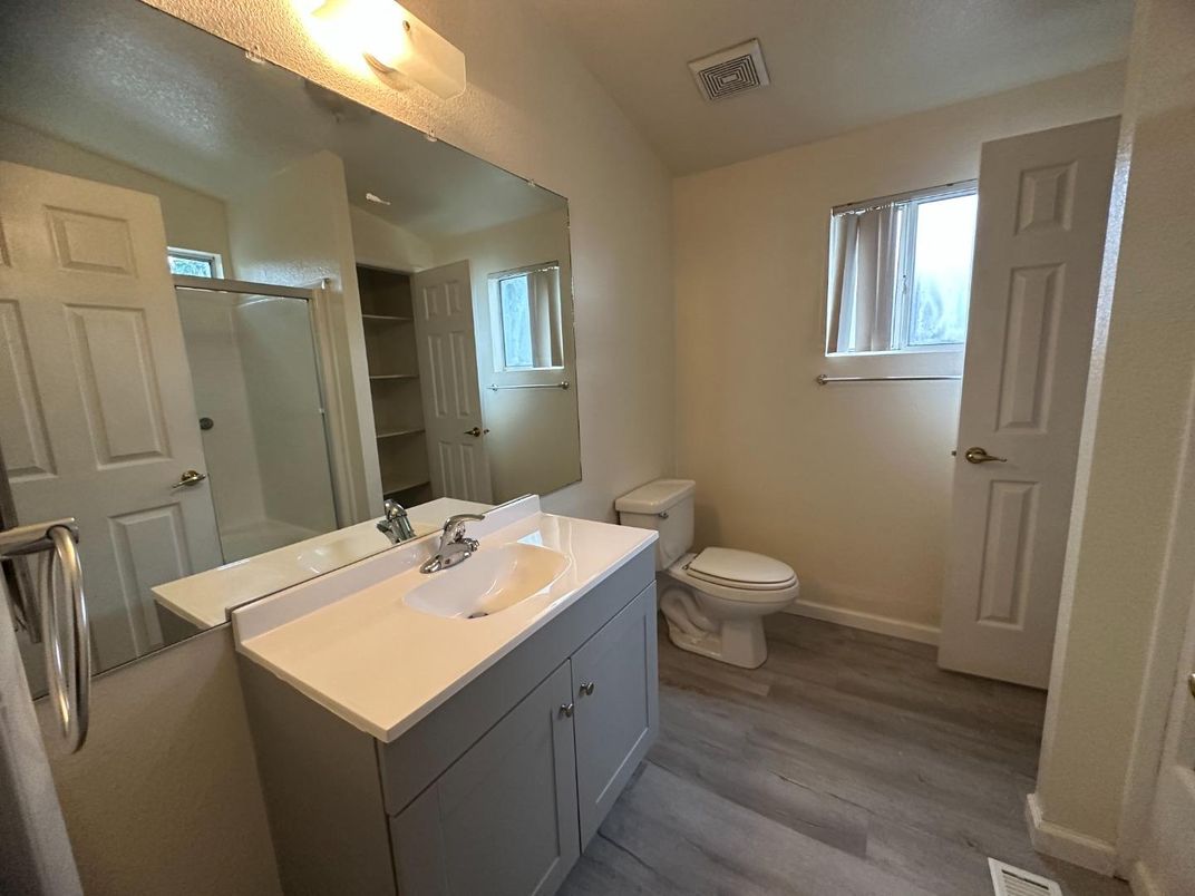 Bathroom, Interior, Wood Texture Flooring