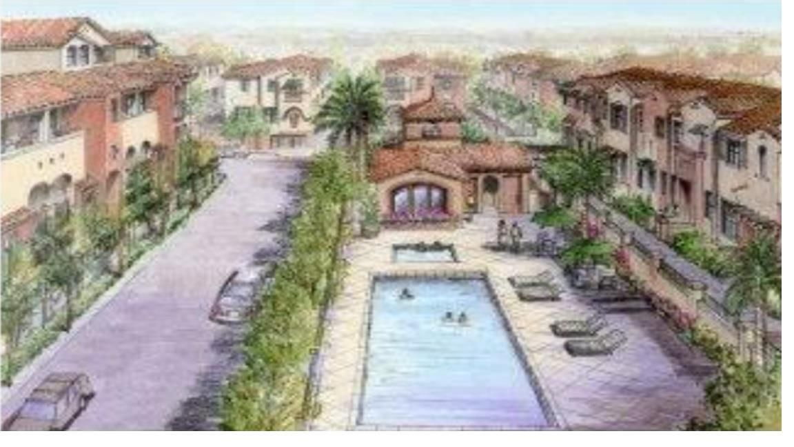 Exterior, Facade, Pool, Rowhouse