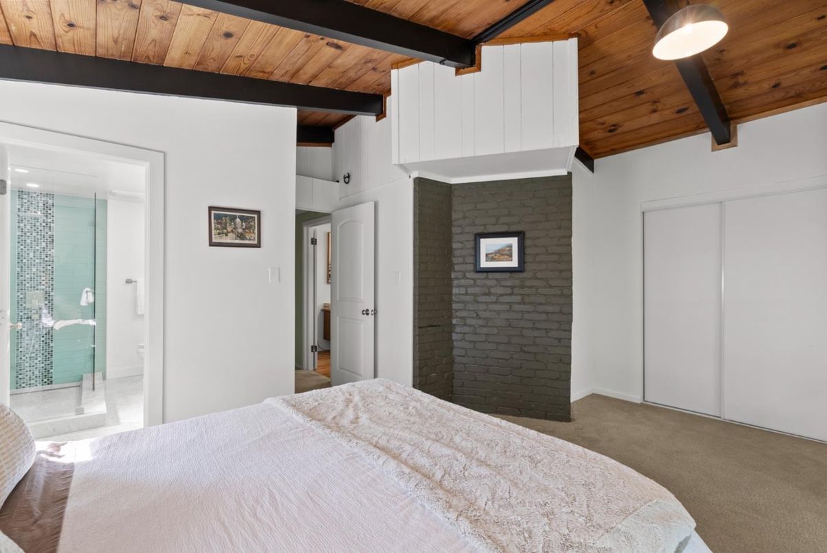 Bedroom, Interior, Wooden Beams, Wooden Ceilings