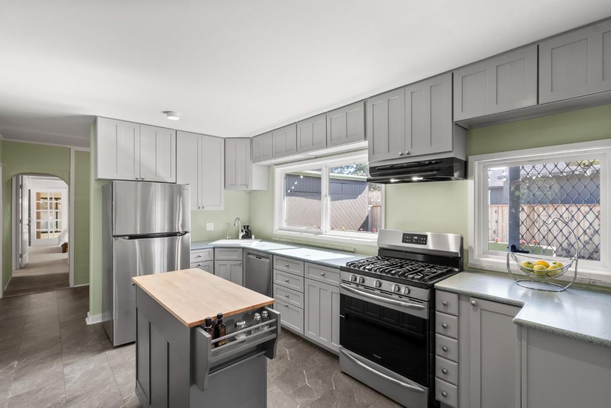 Interior, Kitchen, Recessed Lighting, Stainless Steel Appliances