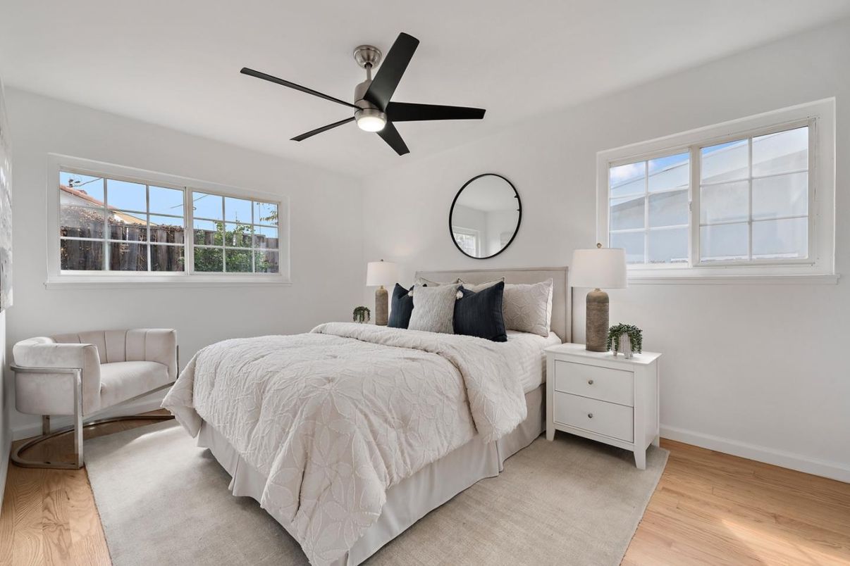 Bedroom, Interior, Wood Texture Flooring