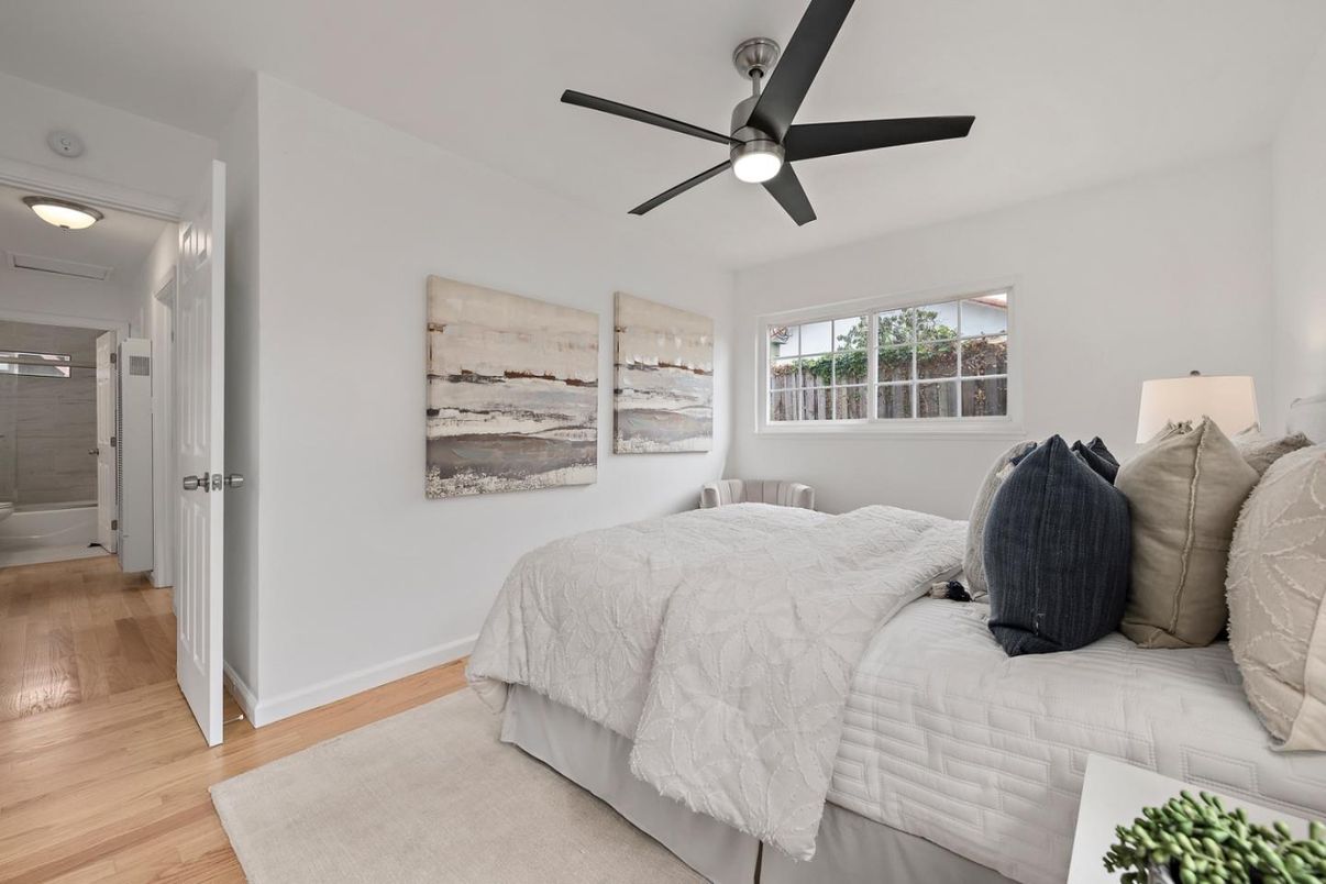 Bedroom, Interior, Wood Texture Flooring