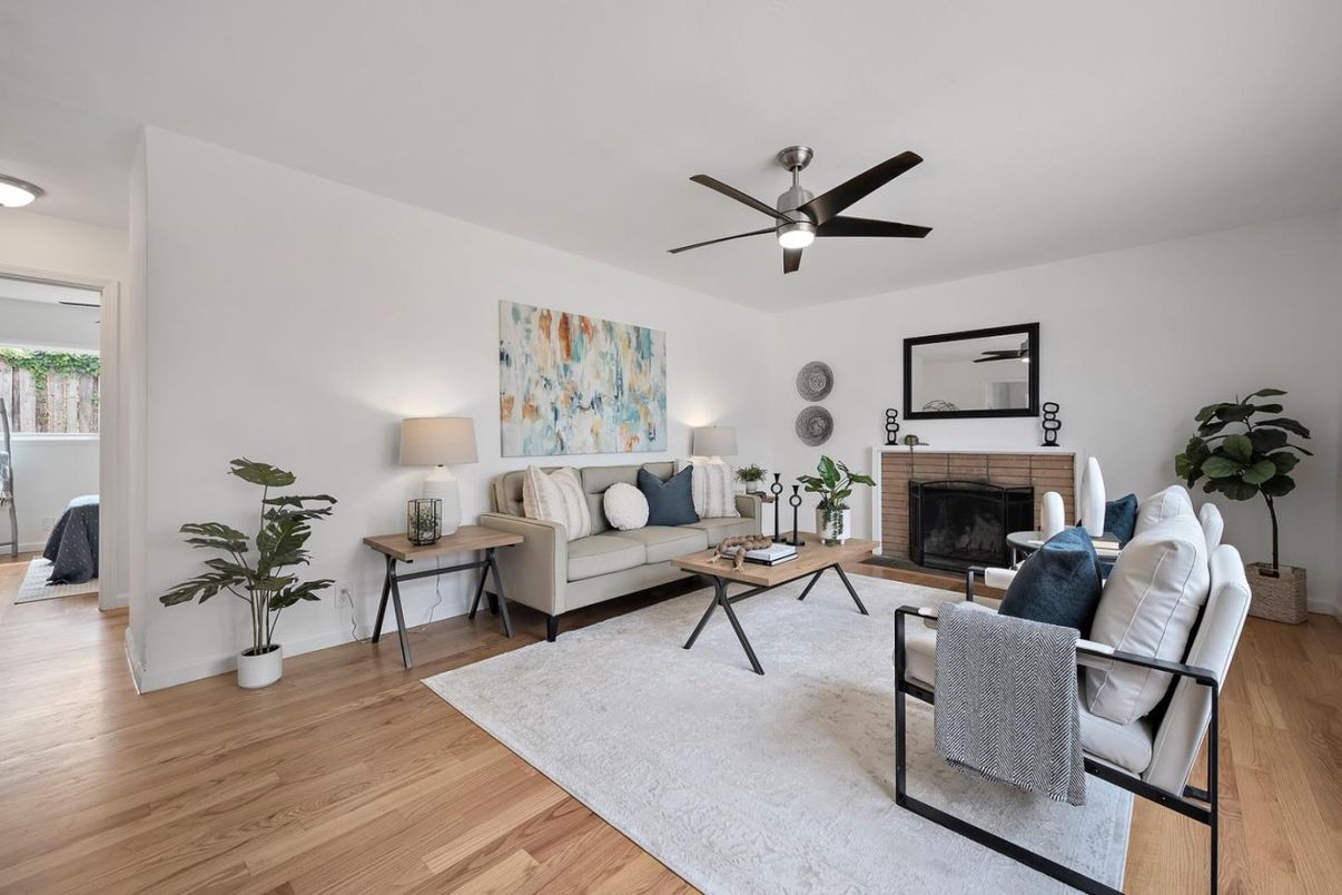 Fireplace, Interior, Living room, Wood Texture Flooring