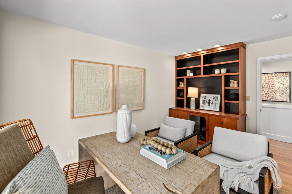 Home Office, Interior, Wood Texture Flooring