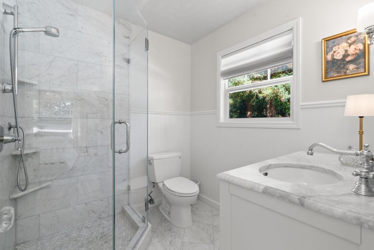 Bathroom, Glass Shower, Interior, Marble, Marble Walls